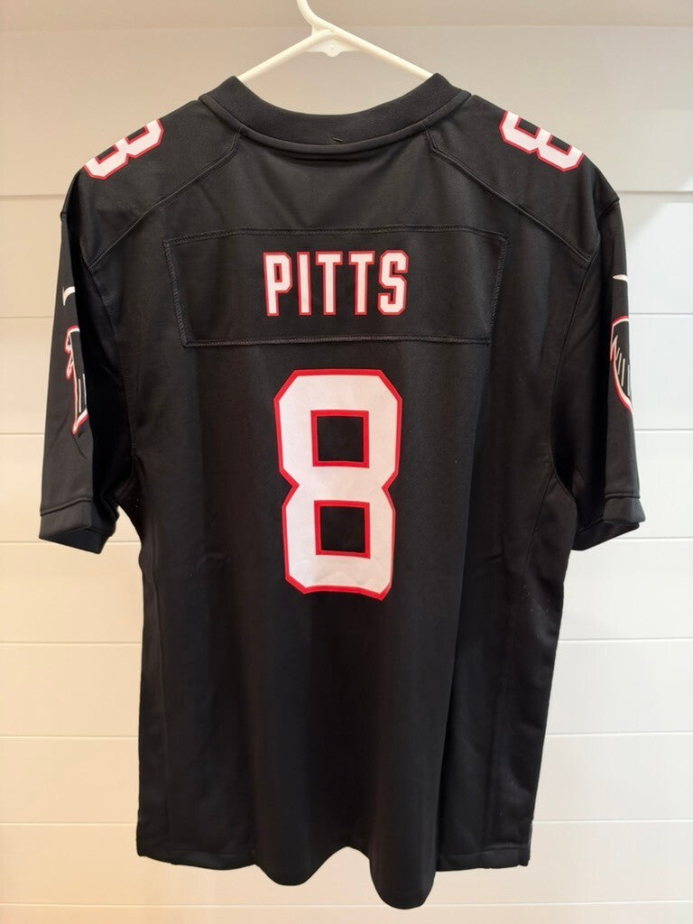 Kyle Pitts Atlanta Falcons Nike Throwback Game Jersey Youth XL 18/20 Black #8