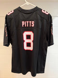Kyle Pitts Atlanta Falcons Nike Throwback Game Jersey Youth XL 18/20 Black #8