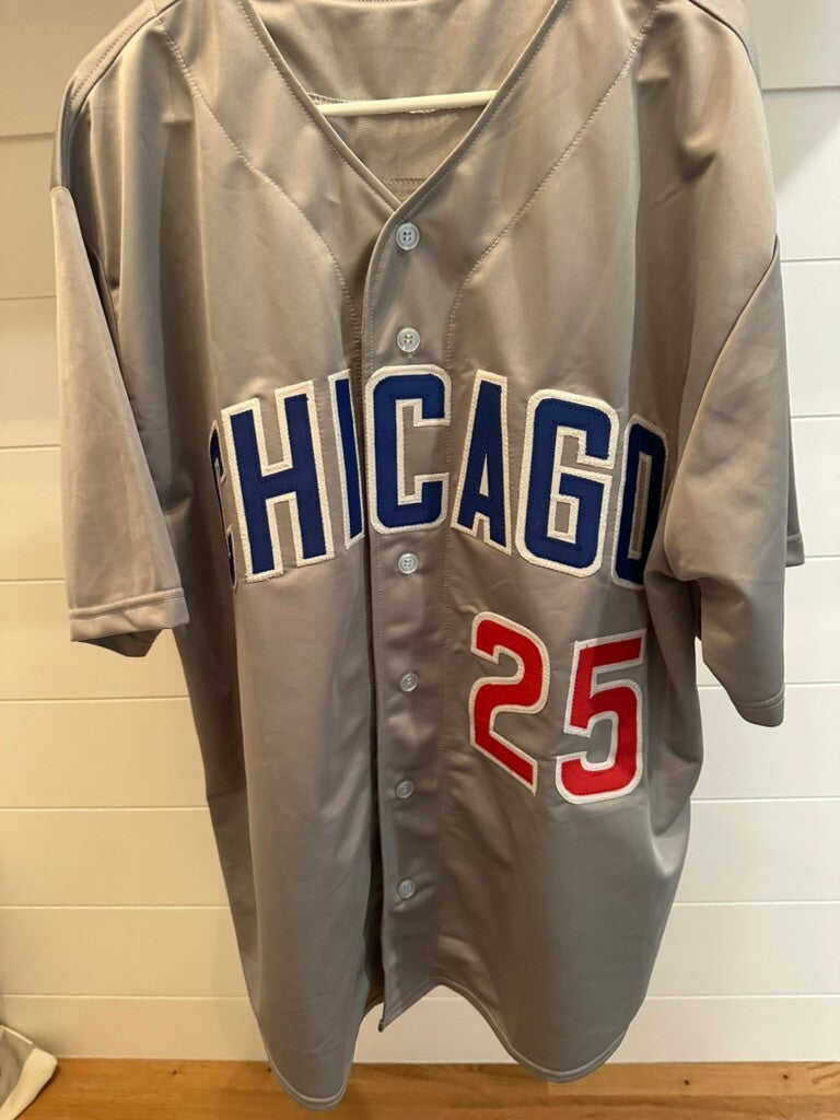 Derrek Lee Signed Chicago White Sox Jersey #25 JSA Certified
