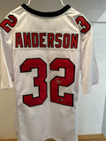 Jamal Anderson #32 Signed Atlanta Falcons Jersey Beckett Witnessed BAS