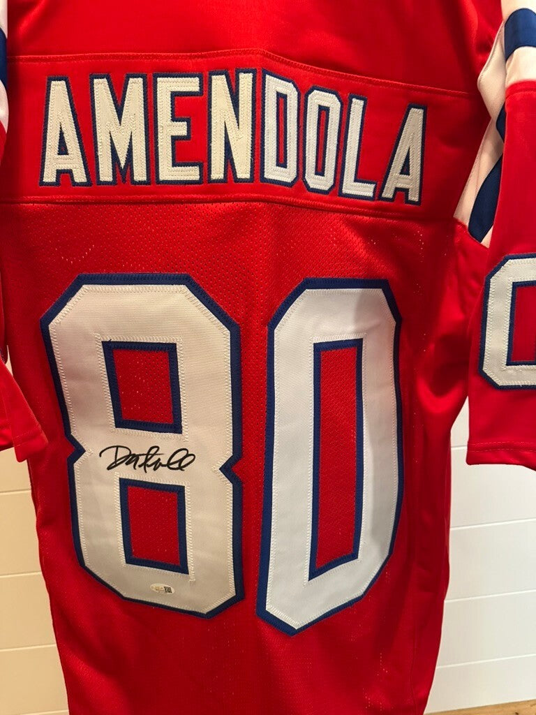 Danny Amendola Signed New England Patriots Jersey #80 JSA Certified
