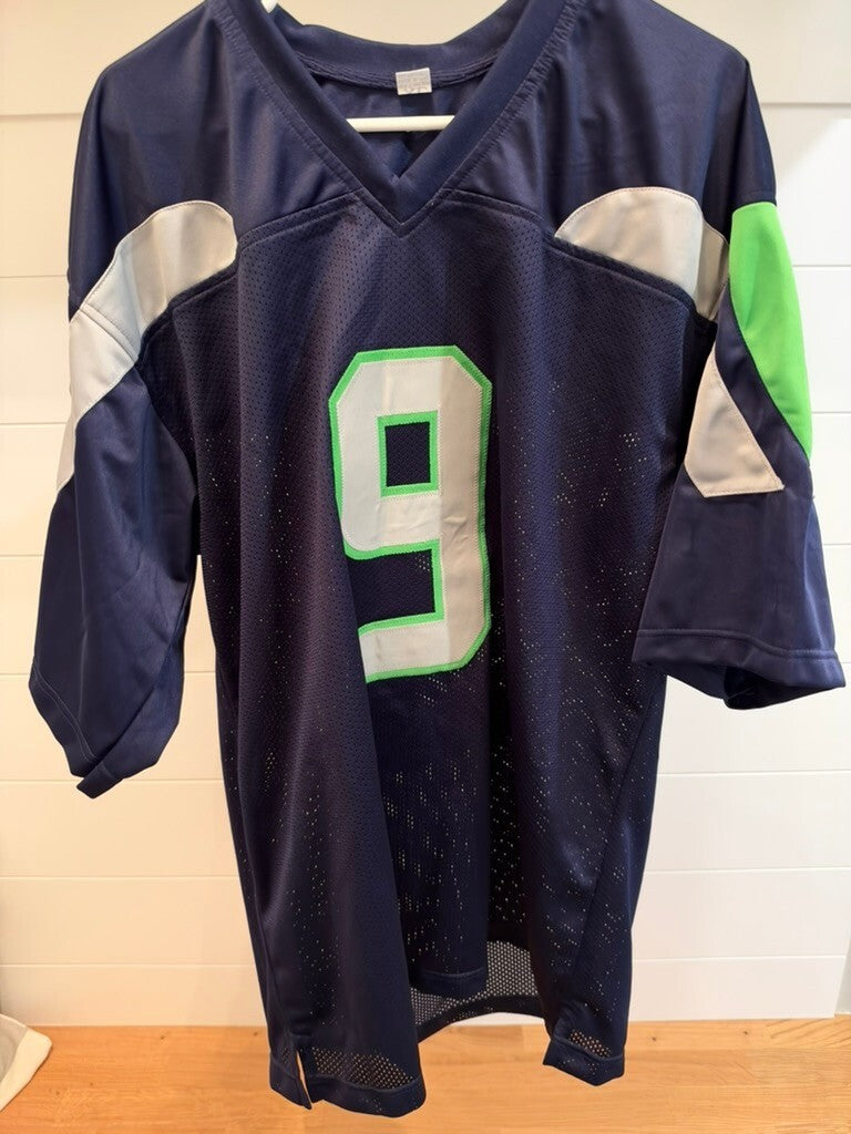 Kenneth Walker III Signed Seattle Seahawks #9 Custom Navy Jersey Beckett