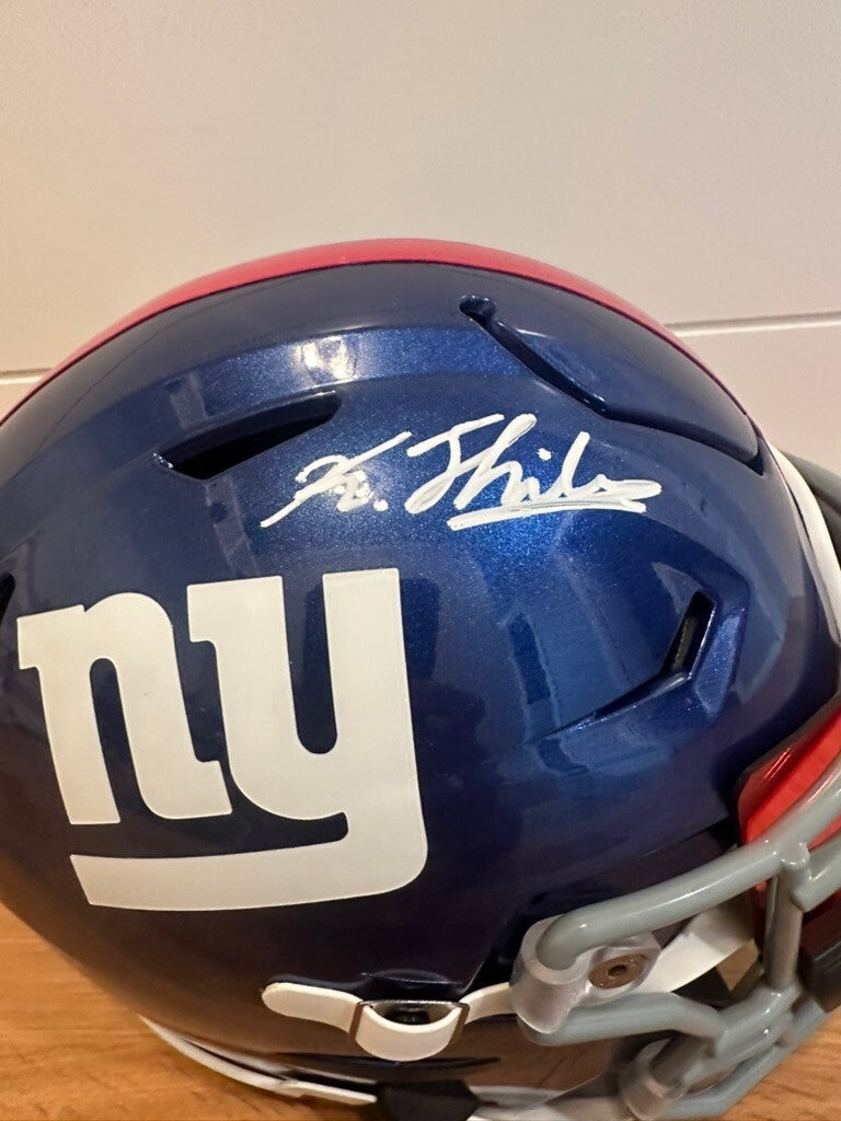 Kayvon Thibodeaux Signed NY Giants Riddell SpeedFlex MIDI Helmet – JSA Witnessed