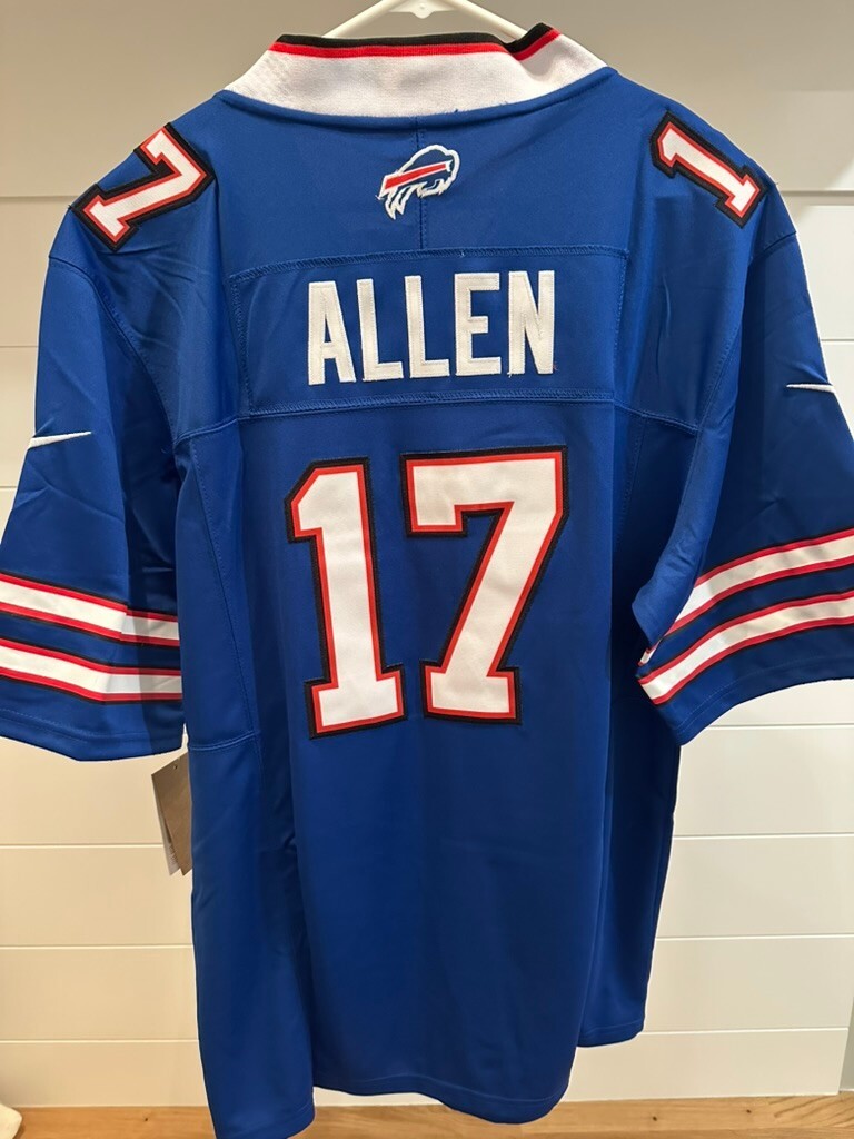 Josh Allen #17 Buffalo Bills Nike NFL On-Field Jersey – Men’s Large – New w/ Tag