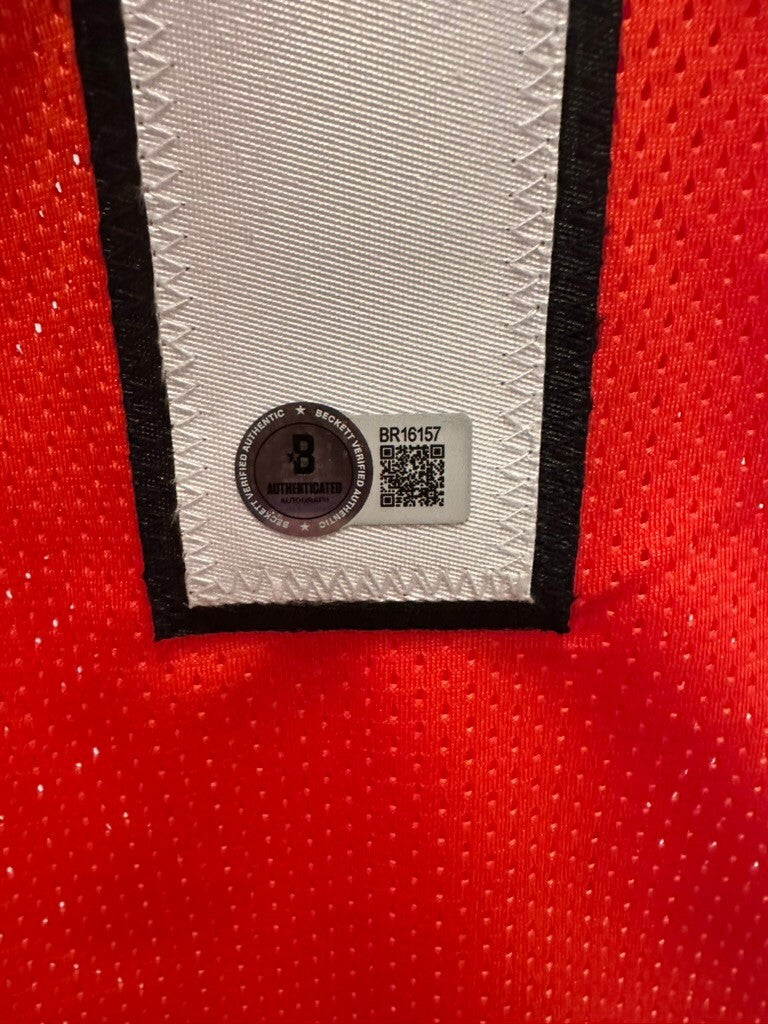 Trey Hendrickson Signed Bengals Orange Custom Jersey #91 Beckett