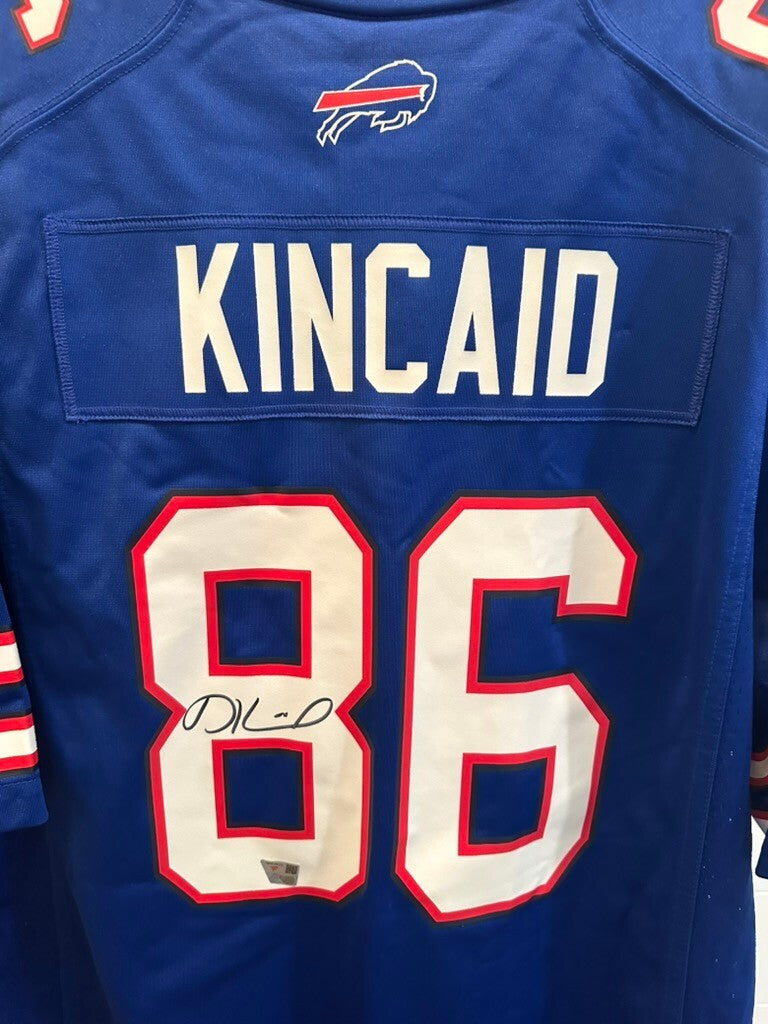 Dalton Kincaid Signed Buffalo Bills Nike Game Jersey Fanatics Auth Large