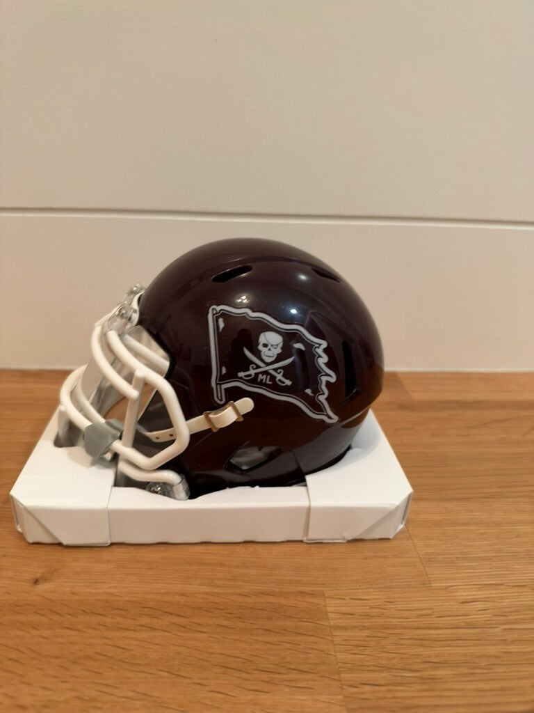 Darius Slay Signed Mississippi State Mini Helmet Beckett Custom Mirrored Visor