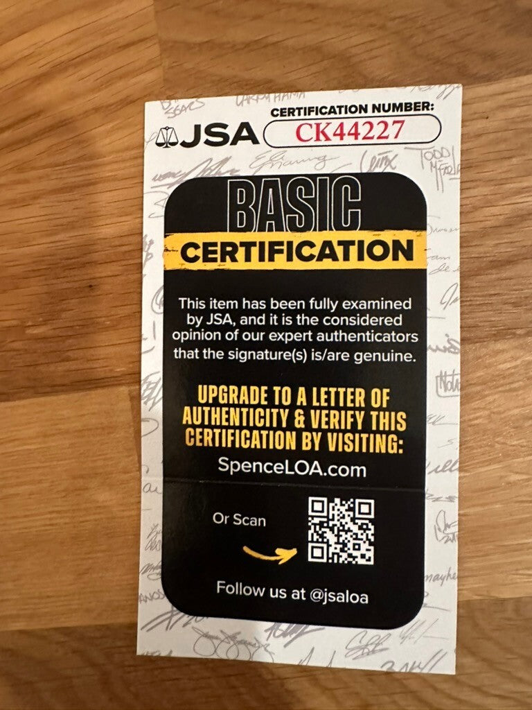 Elias Lindholm Signed NHL Hockey Jersey #28 with JSA Authentication