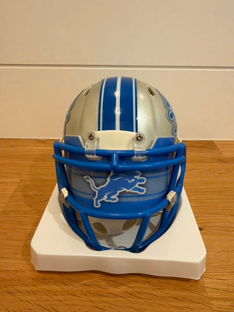 Ndamukong Suh Signed Detroit Lions Speed Mini Helmet Beckett Custom Visor