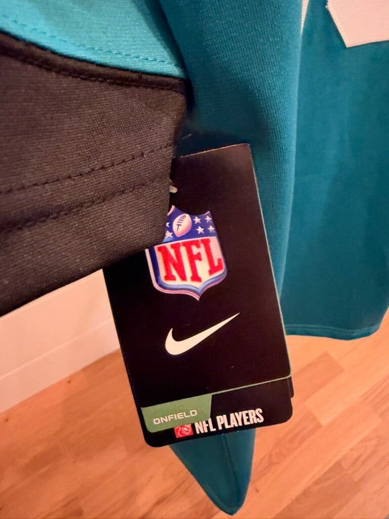 Trevor Lawrence Signed Jaguars #16 Teal Nike Replica Jersey Large Wilder COA