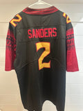 Deion Sanders Florida State Seminoles #2 Black Stitched Jersey – XL
