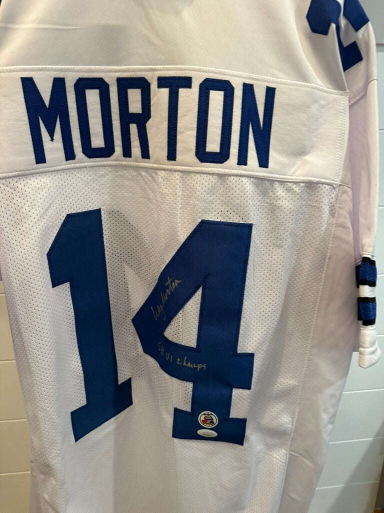 Craig Morton Signed Dallas Cowboys #14 Jersey SB VI Champs JSA WSA Auto