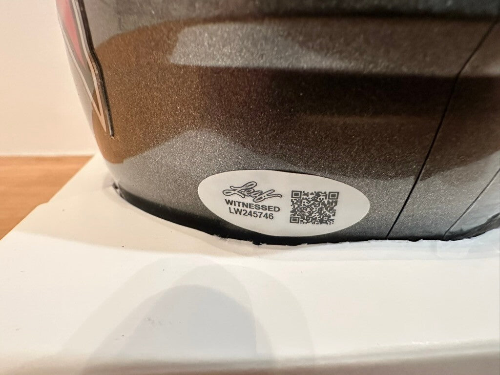LeGarrette Blount Signed Buccaneers Speed Mini Helmet Leaf Custom Visor