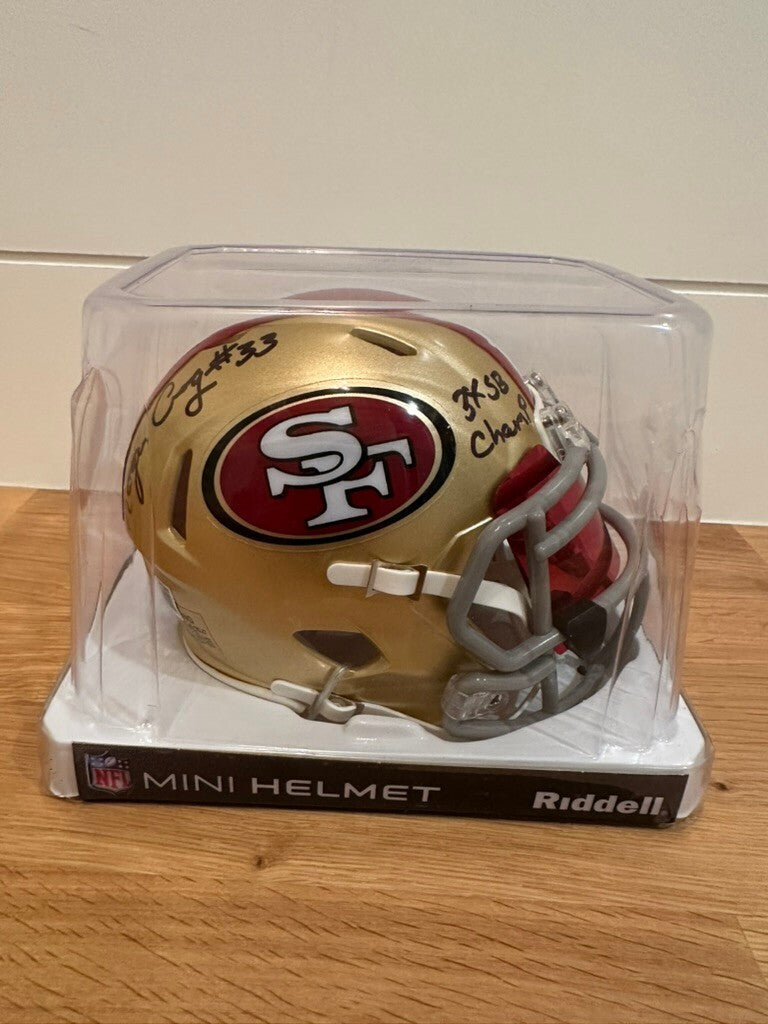 Roger Craig Signed 49ers Riddell Mini Helmet 3x SB Champ BAS HOF 2026