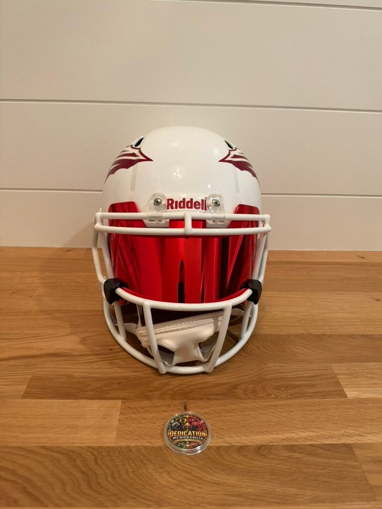Josh Sweat Signed FSU Full Size Speed Replica Helmet Beckett BAS Red Visor