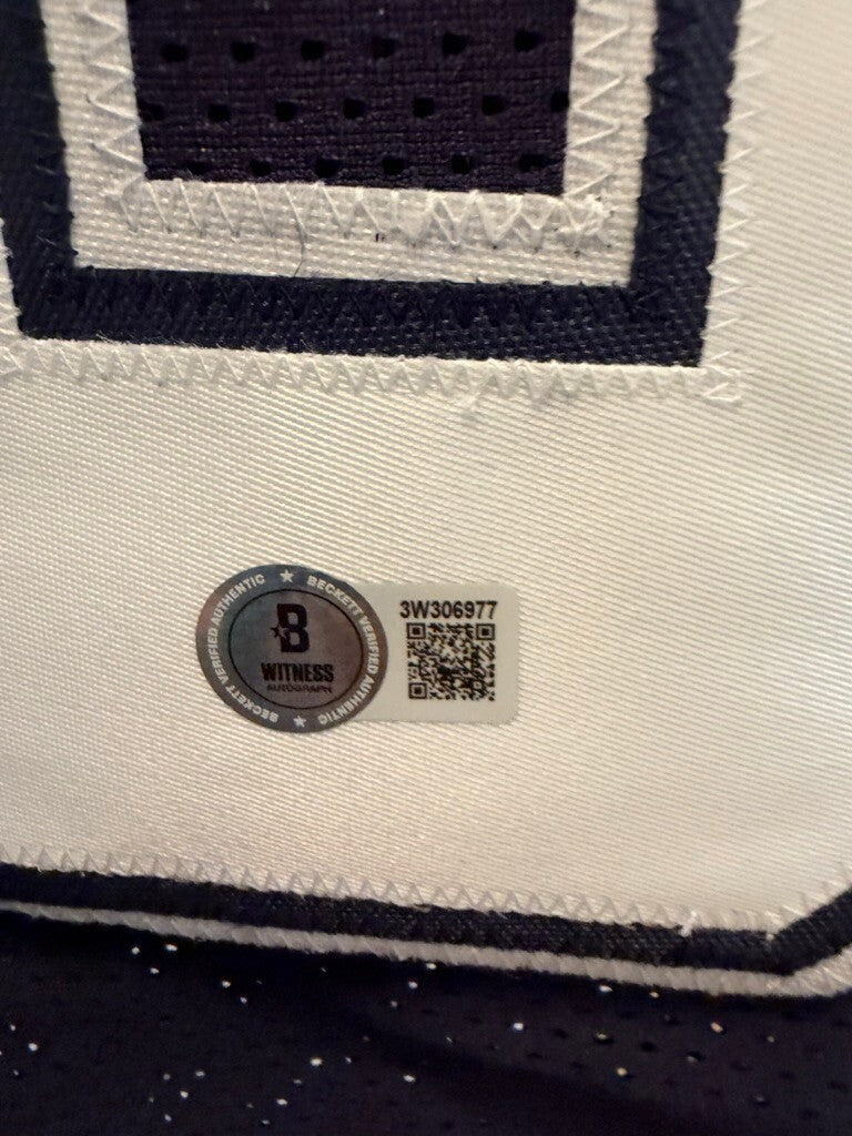 Michael Irvin Signed Cowboys Custom Navy #88 Jersey XL Beckett Witnessed