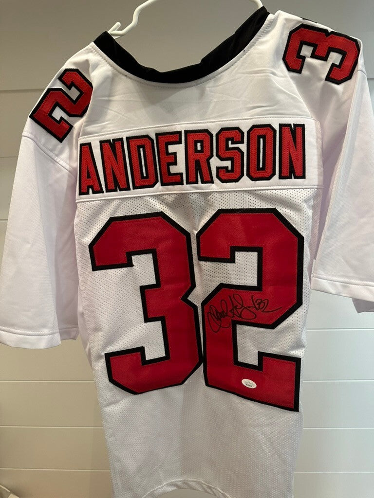 Jamal Anderson Signed Atlanta Falcons #32 Jersey – JSA Authenticated