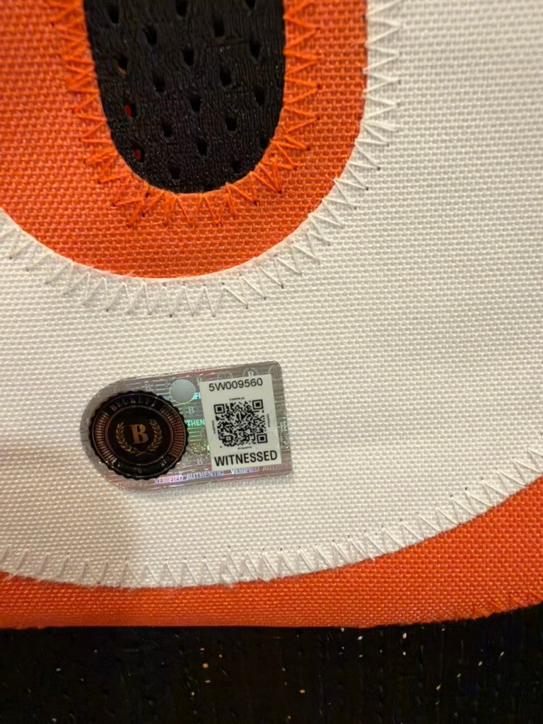 Chad Johnson Ochocinco Signed Bengals Custom Jersey XL Black Beckett BAS