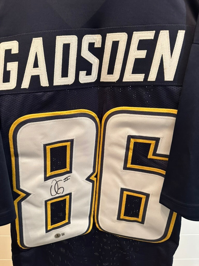 Oronde Gadsden II Signed Chargers Jersey Beckett Certified