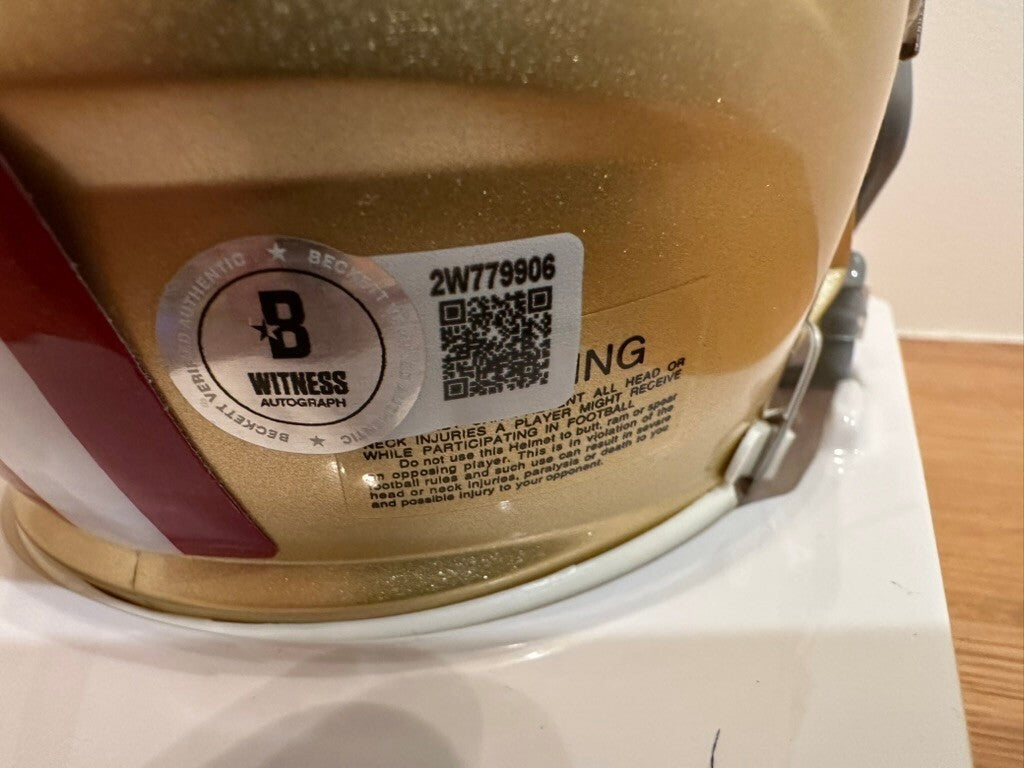 Roger Craig Signed 49ers Riddell Mini Helmet 3x SB Champ BAS HOF 2026