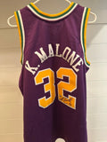 Karl Malone Signed Utah Jazz Mitchell & Ness 1991-92 Purple Jersey Fanatics