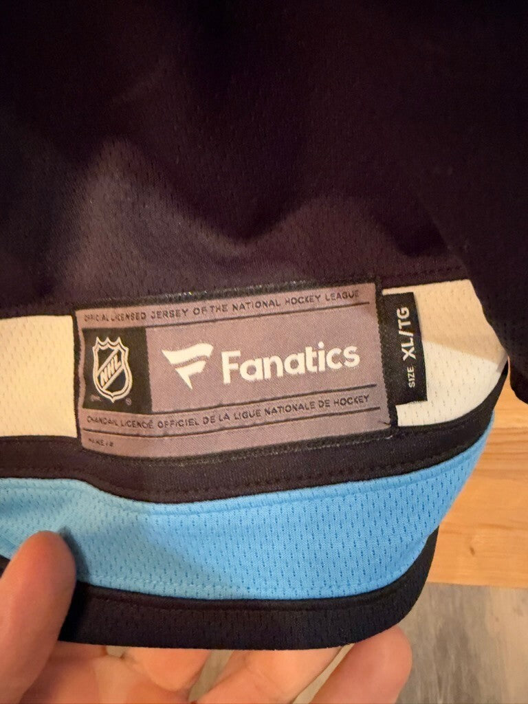 Brandon Tanev Utah Mammoth #13 Fanatics Breakaway Jersey Black Men's XL