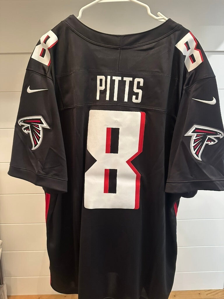 Kyle Pitts #8 Atlanta Falcons Nike Vapor Limited Jersey Black 3XL NWT