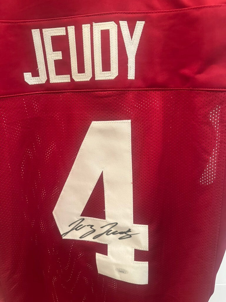 Jerry Jeudy Signed Alabama #4 Jersey JSA