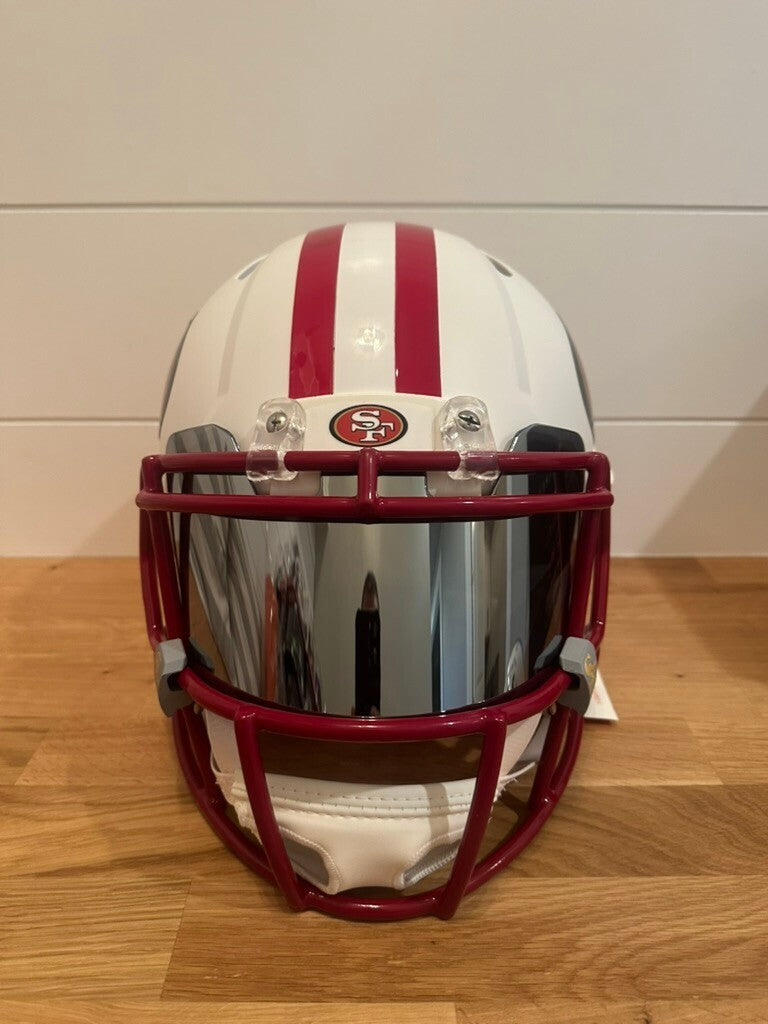 Deebo Samuel Signed 49ers Lunar Authentic Full Size Speed Helmet Fanatics