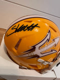 Cam Skattebo Signed Arizona State ASU Riddell Speed Mini Helmet JSA COA