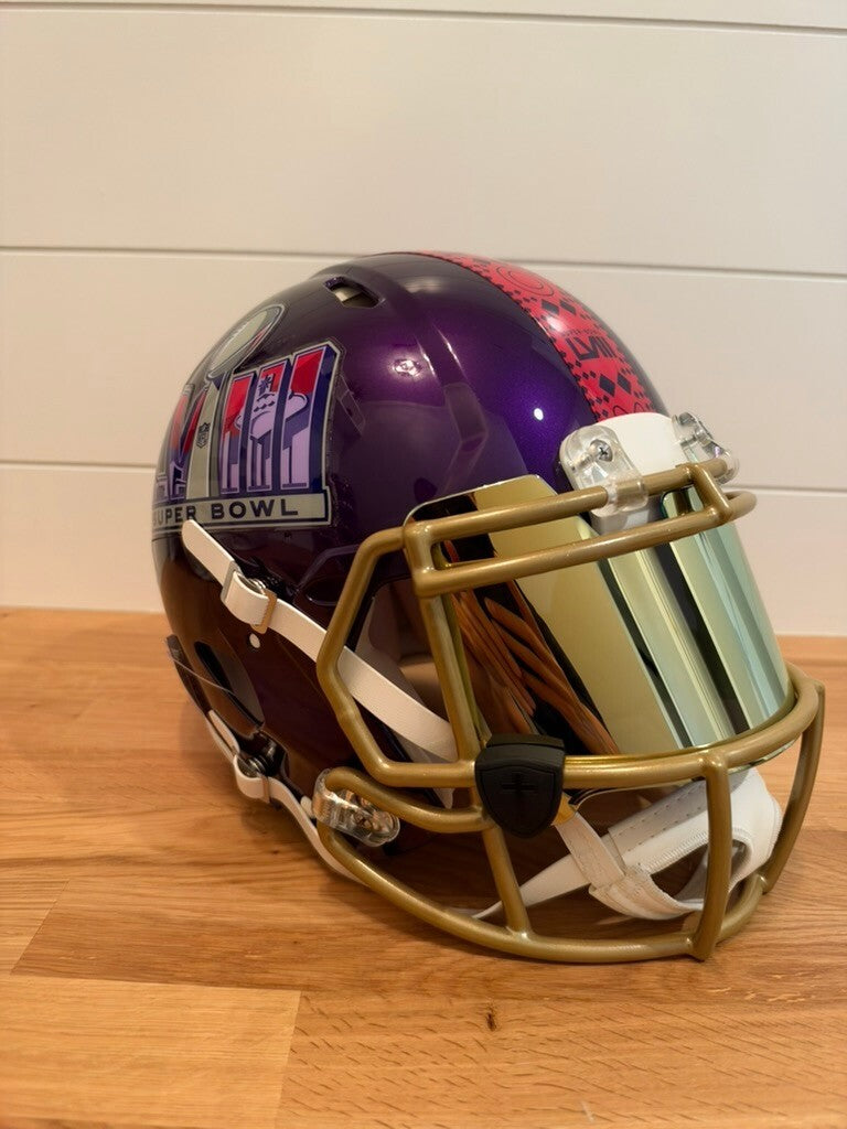 Brock Purdy Signed Super Bowl LVIII Authentic Speed Helmet Fanatics 49ers Visor