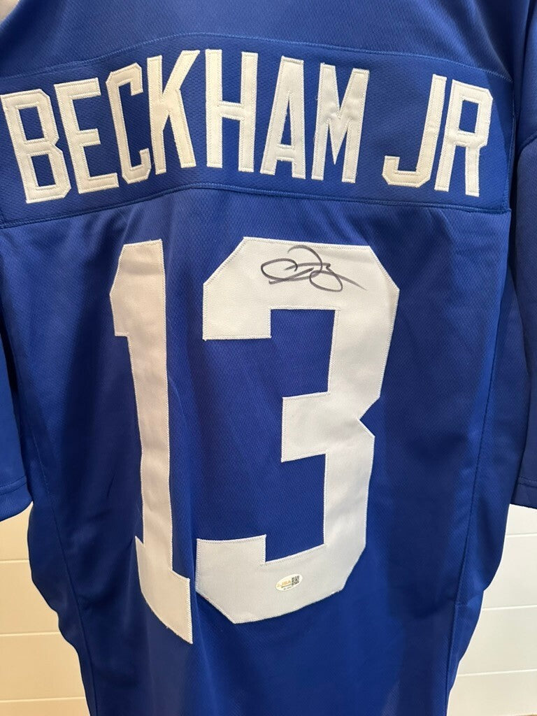 Odell Beckham Jr. #13 Signed NY Giants Jersey JSA Witnessed OBJ