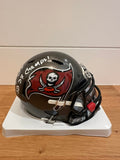 Martin Gramatica Signed Buccaneers Mini Helmet SB 37 Champs JSA Custom Visor