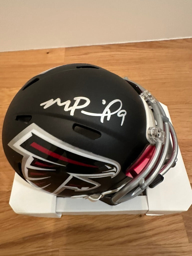 Michael Penix Jr Signed Falcons Speed Mini Helmet #9 Fanatics Authentic