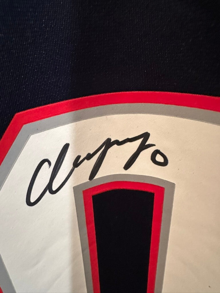 Christian Gonzalez Signed Patriots Nike On-Field Jersey Beckett Witnessed