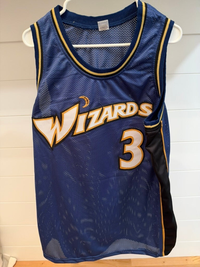 Caron Butler Signed Washington Wizards #3 Blue Jersey Beckett Witness