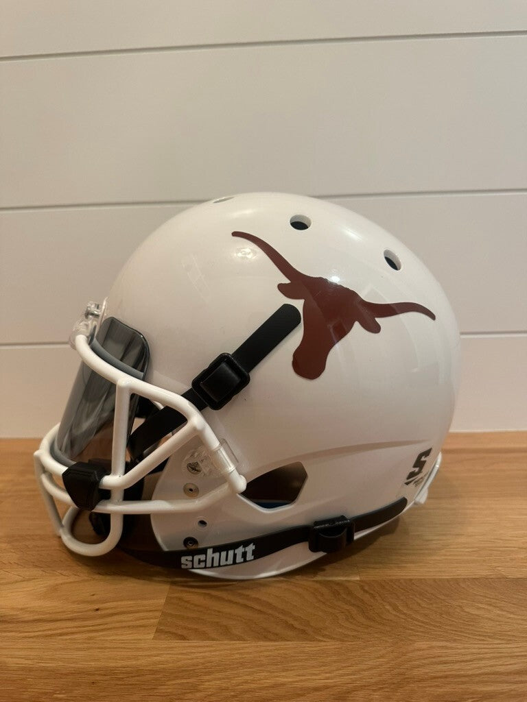 Quinn Ewers Signed Texas Longhorns Full Size Schutt Replica Helmet Beckett