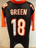 A.J. Green Signed Cincinnati Bengals #18 Jersey Beckett Witness Authenticated