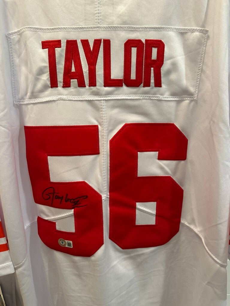 Lawrence Taylor Signed New York Giants Nike Replica On-Field Jersey Beckett COA