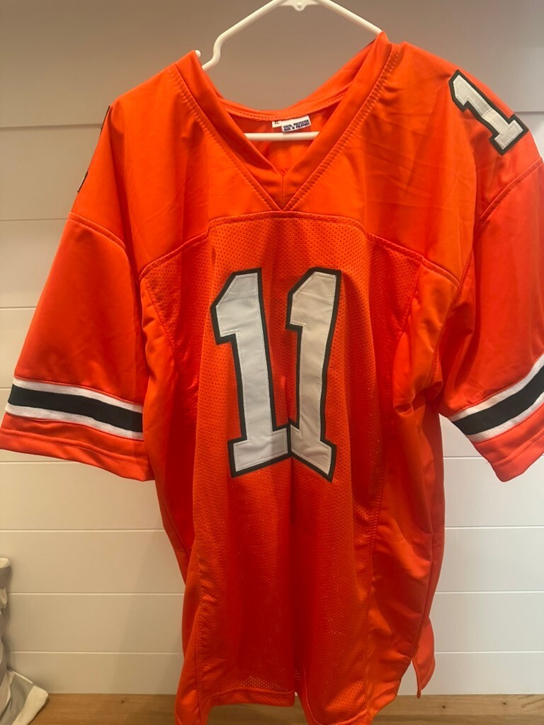 Carson Beck Signed Miami #11 Orange Jersey Beckett
