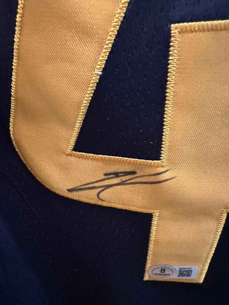 Donovan Mitchell Signed Utah Jazz Navy Jersey #45 Size 52 XL Beckett BAS