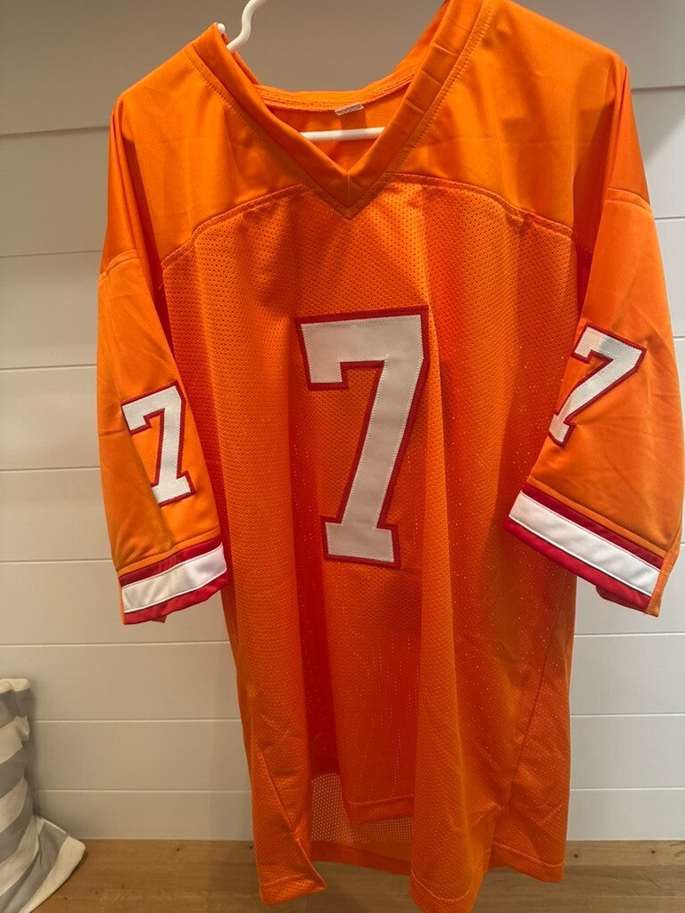 Bucky Irving Signed Buccaneers Creamsicle Jersey Beckett Witnessed