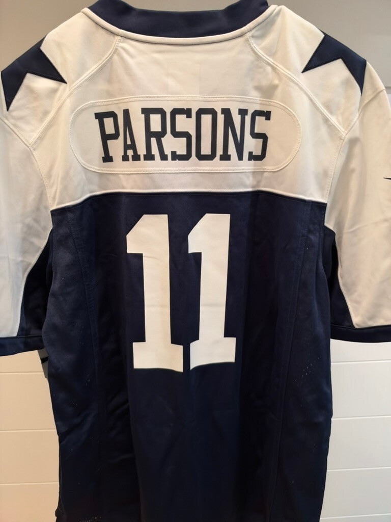 Nike Micah Parsons #11 Dallas Cowboys Navy Alternate Game Jersey Men’s M NWT