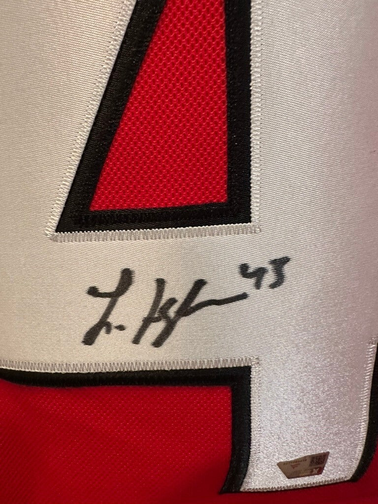 Luke Hughes Signed New Jersey Devils Fanatics Premium Jersey Fanatics Authentic