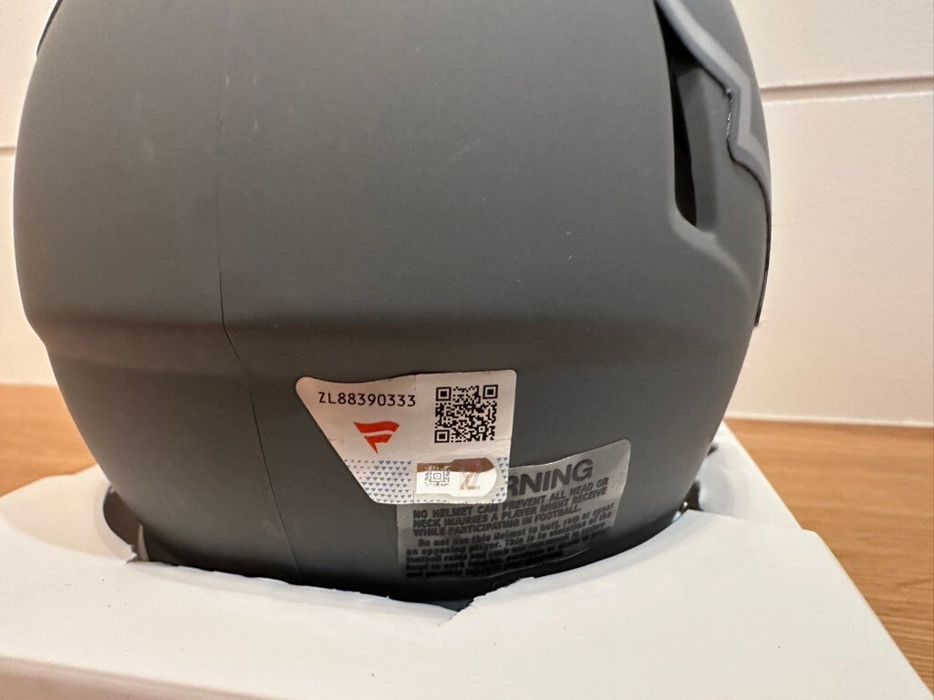 Tank Dell Texans Signed Slate Speed Mini Helmet Fanatics