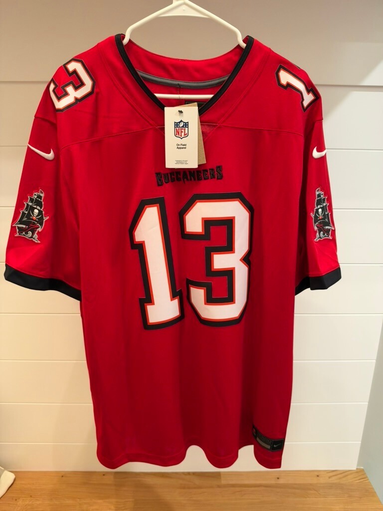 Mike Evans Signed Buccaneers Nike Vapor FUSE Limited Red Jersey XXL Fanatics