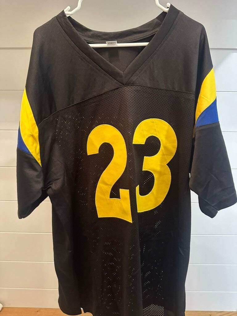 Kyren Williams Signed Los Angeles Rams Black Custom Jersey #23 JSA