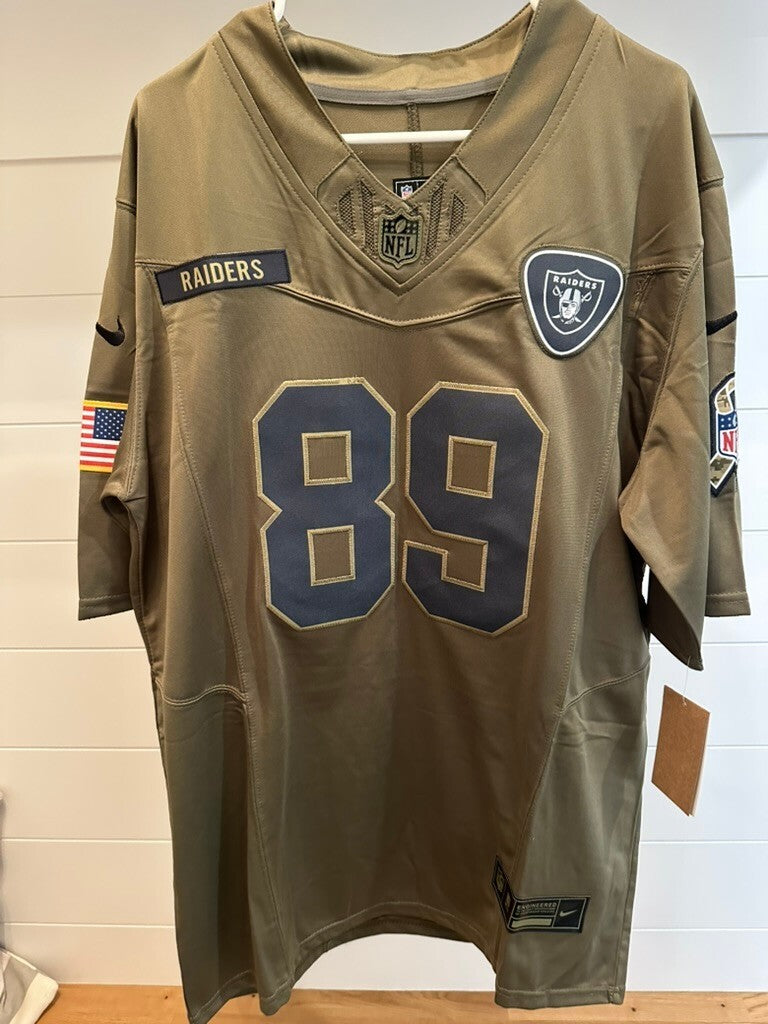 Nike NFL Oakland Raiders #89 Bowers Jersey Size L
