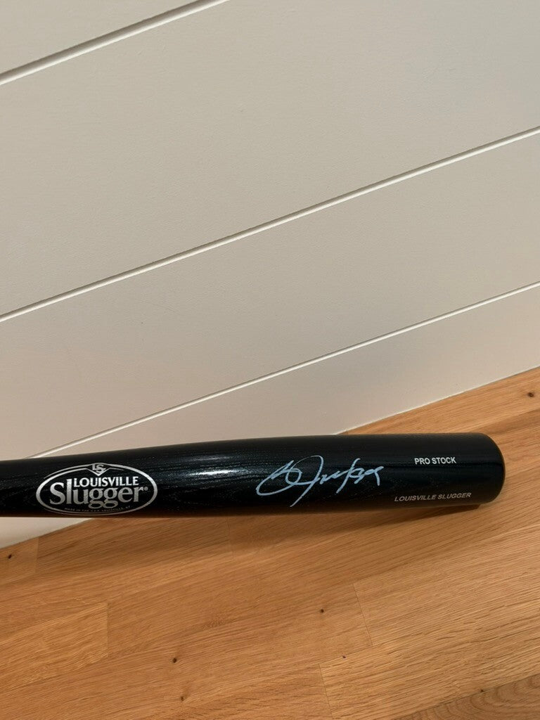 Bo Jackson Signed Louisville Slugger Black Pro Stock Bat JSA Witnessed With Case