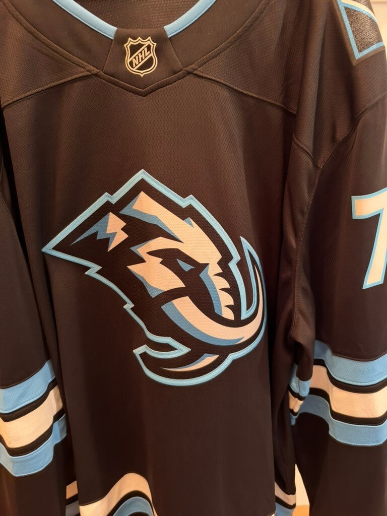 JJ Peterka Utah Mammoth #77 Fanatics Breakaway Jersey Black Men's 3XL NWT